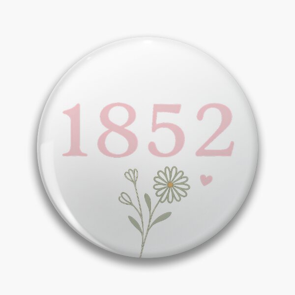 Item preview, 1852 Daisy – Vintage Floral Founding Year Sorority Design designed and sold by summer-loving.