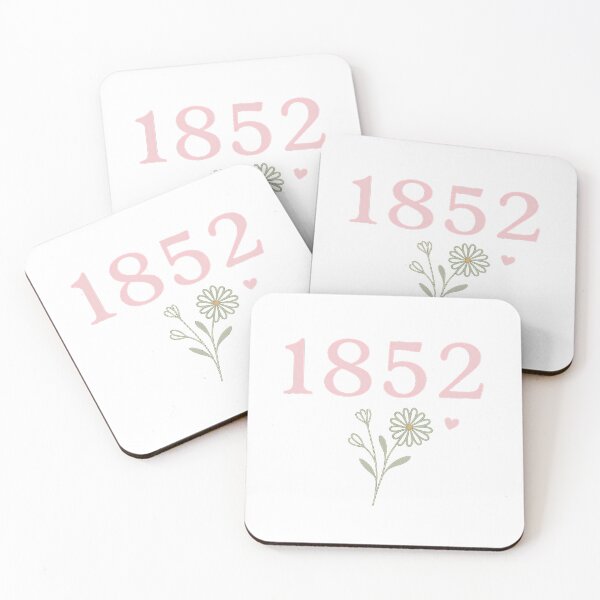 Item preview, 1852 Daisy – Vintage Floral Founding Year Sorority Design designed and sold by summer-loving.