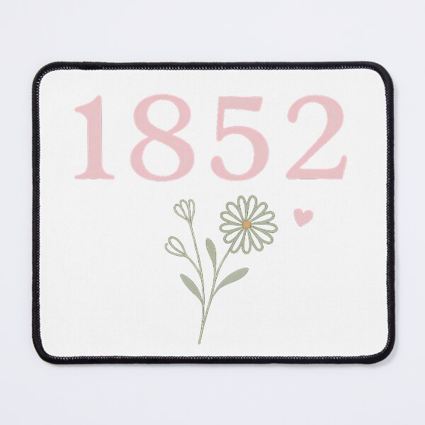 Item preview, 1852 Daisy – Vintage Floral Founding Year Sorority Design designed and sold by summer-loving.