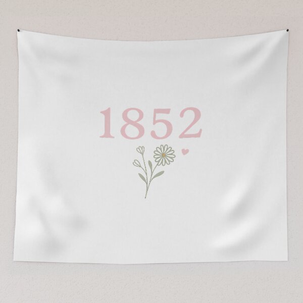 Item preview, 1852 Daisy – Vintage Floral Founding Year Sorority Design designed and sold by summer-loving.