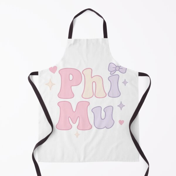 Item preview, Phi Mu Pastel Pop – Kawaii Bubble Letters with Bow & Sparkles designed and sold by summer-loving.
