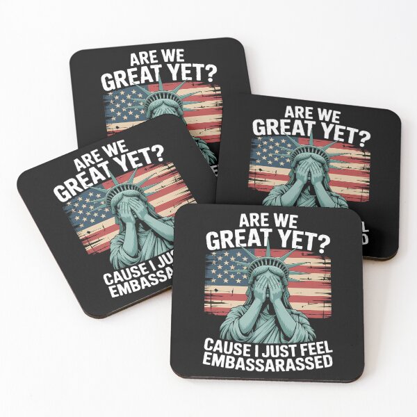 Item preview, Are We Great Yet Embarrassed Statue Of Liberty designed and sold by brynatshop.
