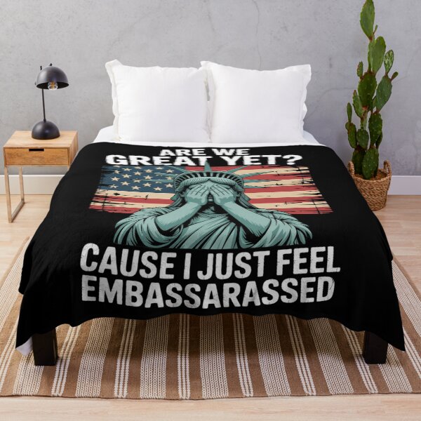 Item preview, Are We Great Yet Embarrassed Statue Of Liberty designed and sold by brynatshop.