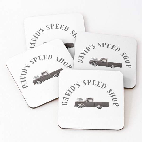 Item preview, David's speed shop designed and sold by TaraPen.
