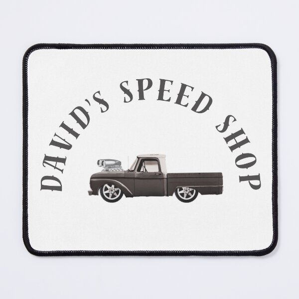 Item preview, David's speed shop designed and sold by TaraPen.