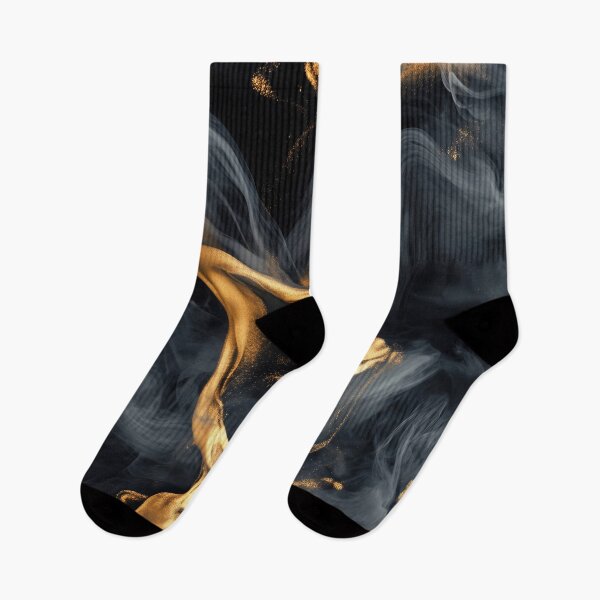 Item preview, Mystic Flow: Molten Gold Through Veils of Smoke designed and sold by lematworks.