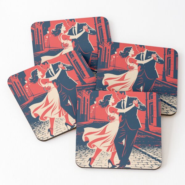 Item preview, Tango Passion – Retro Dance Art designed and sold by HoopeStylee.