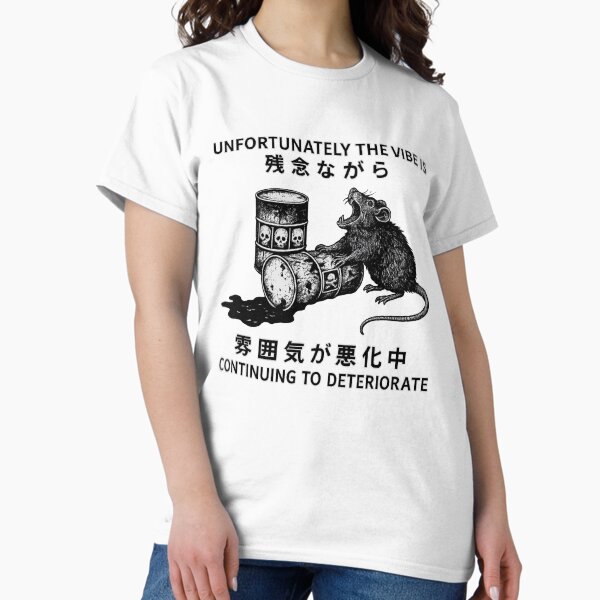 Item preview, Unfortunately the Vibe is Continuing to Deteriorate – Edgy Rat and Toxic Waste Graphic designed and sold by AbdoAbde.