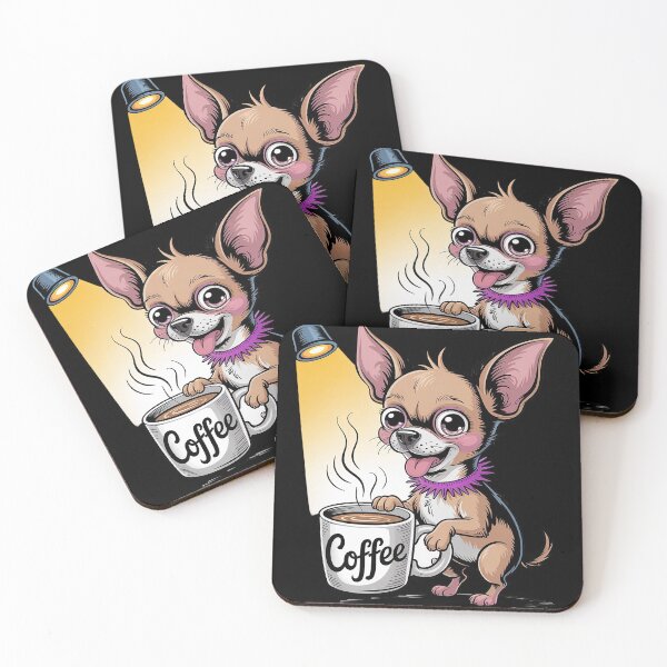 Artikelvorschau, Niedliche einzigartige Chihuahua & Kaffeekunst entworfen und verkauft von MAKOPOKOShop.