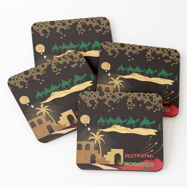 Item preview, Moroccan Spirit – Flag & Gold designed and sold by EducaPro.