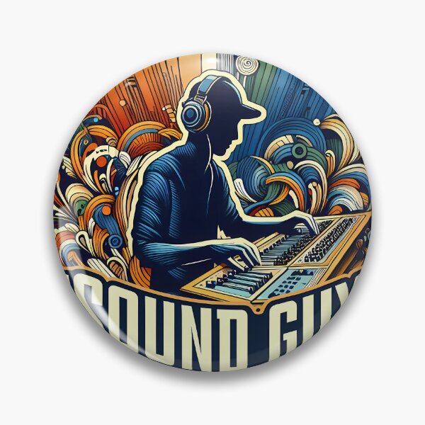 Item preview, Sound guy art for audio production, typography designed and sold by maxmaj.