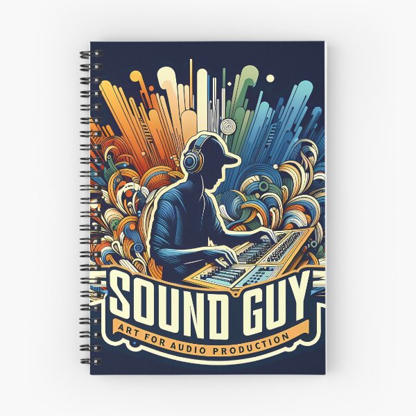 Item preview, Sound guy art for audio production, typography designed and sold by maxmaj.