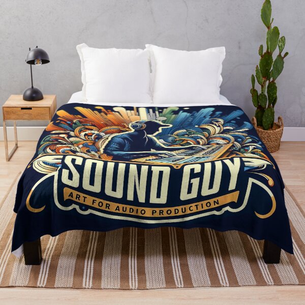 Item preview, Sound guy art for audio production, typography designed and sold by maxmaj.