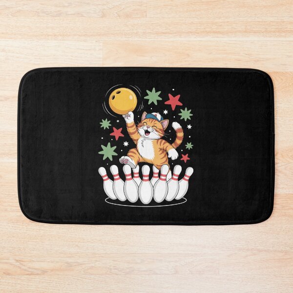 Item preview, Dabbing Cat Bowling designed and sold by MAKOPOKOShop.