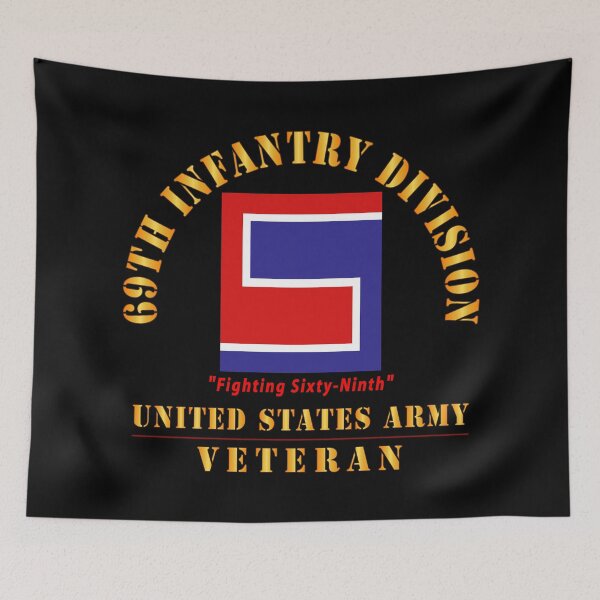 Item preview, Army - SSI - 69th Infantry Division - Fighting Sixty-Ninth - US Army Veteran X 300 designed and sold by Military Insignia Products.
