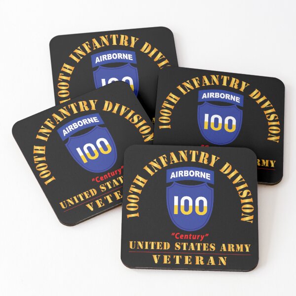 Item preview, Army - SSI - 100th Division (Airborne) - Century - US Army Veteran X 300 designed and sold by Military Insignia Products.