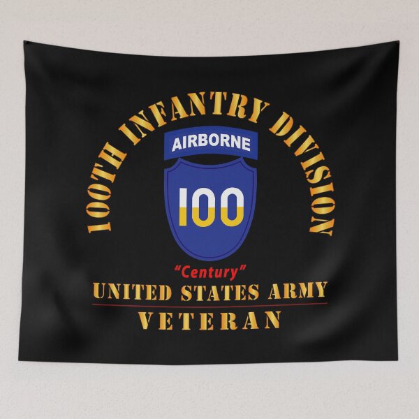 Item preview, Army - SSI - 100th Division (Airborne) - Century - US Army Veteran X 300 designed and sold by Military Insignia Products.
