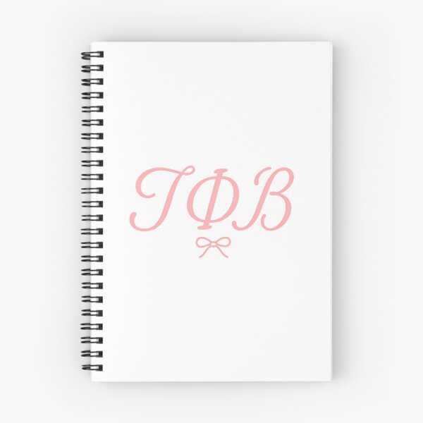Item preview, GΦΒ with Pink Bow – Feminine Script Sorority Letters designed and sold by summer-loving.
