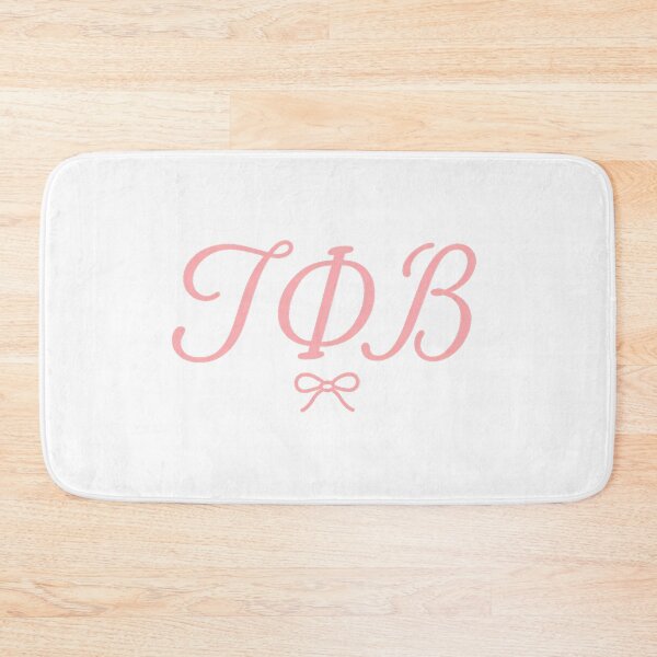 Item preview, GΦΒ with Pink Bow – Feminine Script Sorority Letters designed and sold by summer-loving.