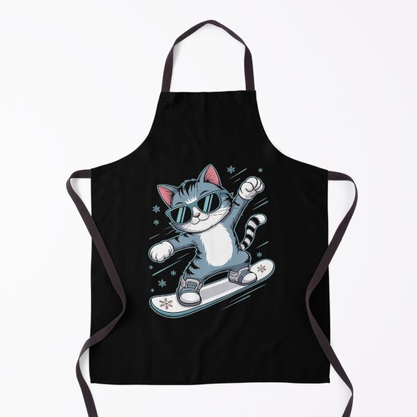 Item preview, Dabbing Cat Snowboard Snowboarding Kitty Cats designed and sold by MAKOPOKOShop.