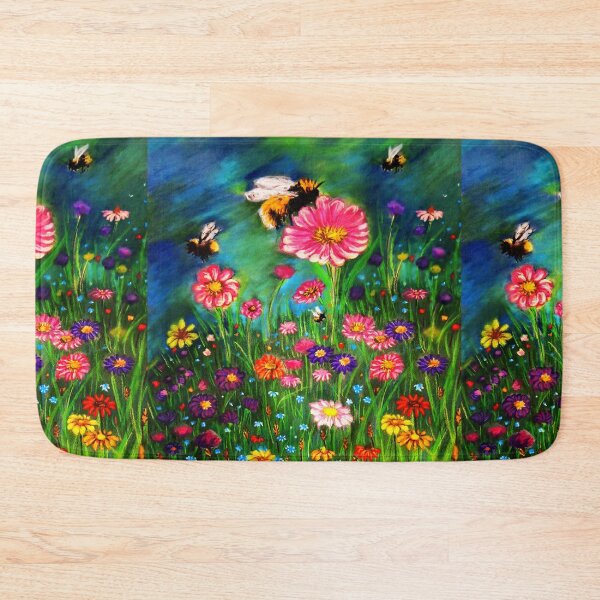 Item preview, Bees with Flowers designed and sold by PaniaBrown.