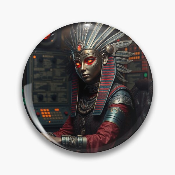 Item preview, Seshat symbolic Egyptian steampunk hacker designed and sold by VidyoeDesigns67.