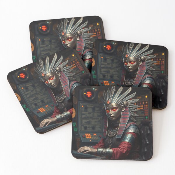 Item preview, Seshat symbolic Egyptian steampunk hacker designed and sold by VidyoeDesigns67.