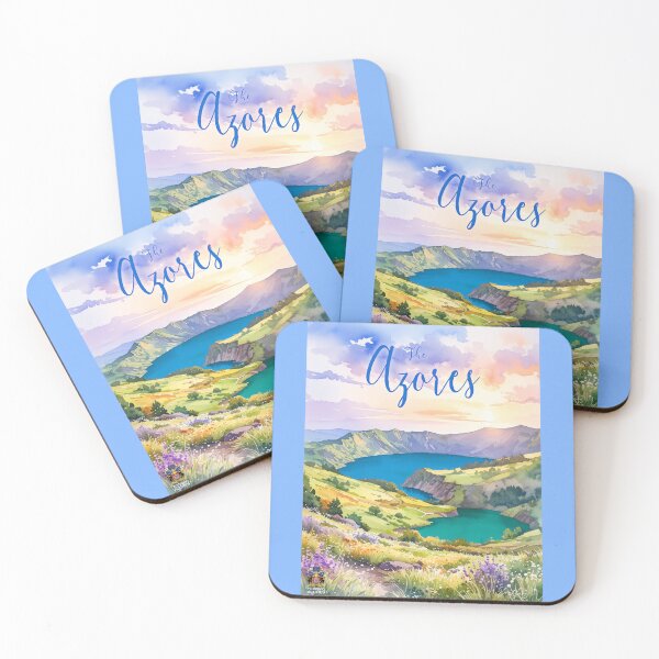 Item preview, Vintage-style Azores Travel Poster designed and sold by travelwitheric.