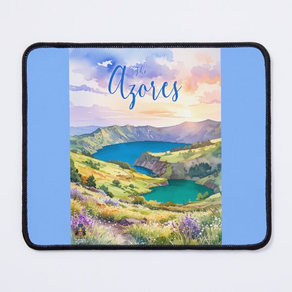 Item preview, Vintage-style Azores Travel Poster designed and sold by travelwitheric.