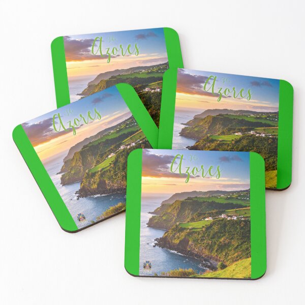 Item preview, Vintage-style Azores Travel Poster designed and sold by travelwitheric.