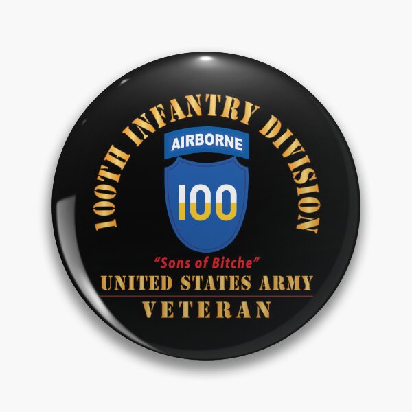 Item preview, Army - SSI - 100th Division (Airborne) - Sons of Bitche - US Army Veteran X 300 designed and sold by Military Insignia Products.