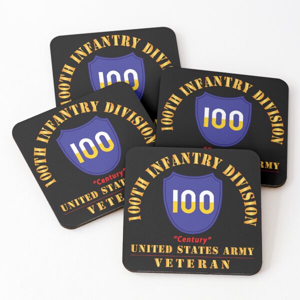 Item preview, Army - SSI - 100th Division - Century - US Army Veteran X 300 designed and sold by Military Insignia Products.