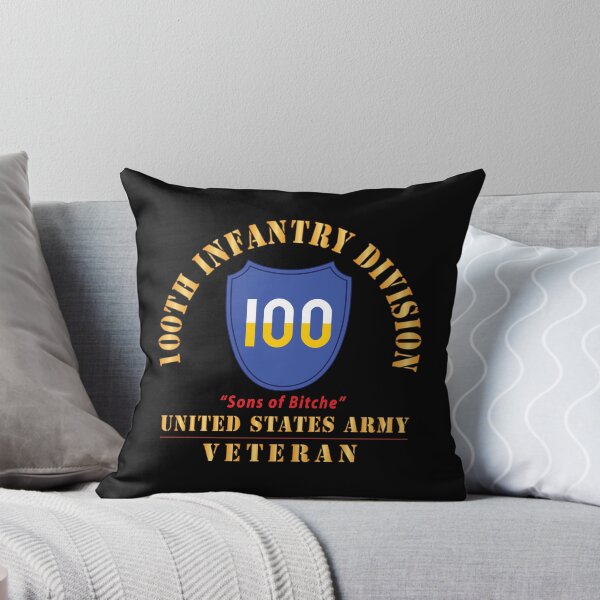 Item preview, Army - SSI - 100th Division - Sons of Bitche - US Army Veteran X 300 designed and sold by Military Insignia Products.