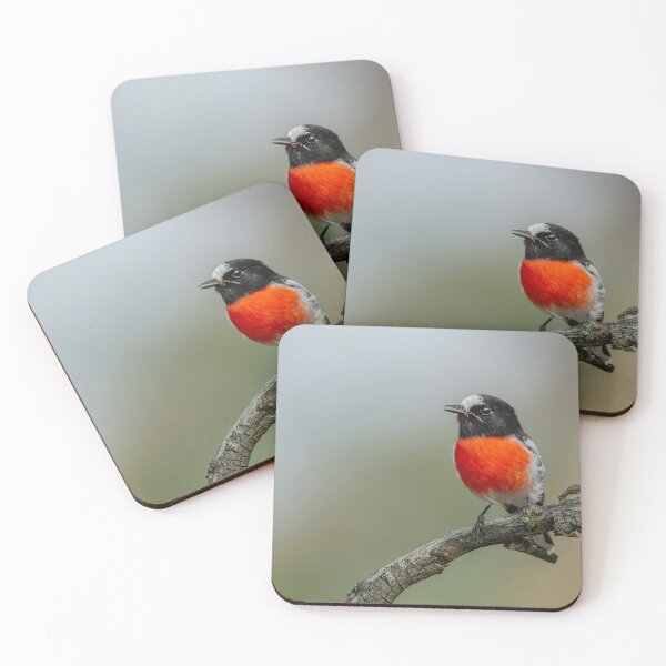 Item preview, Male Scarlet Robin designed and sold by Nick Vertsonis.