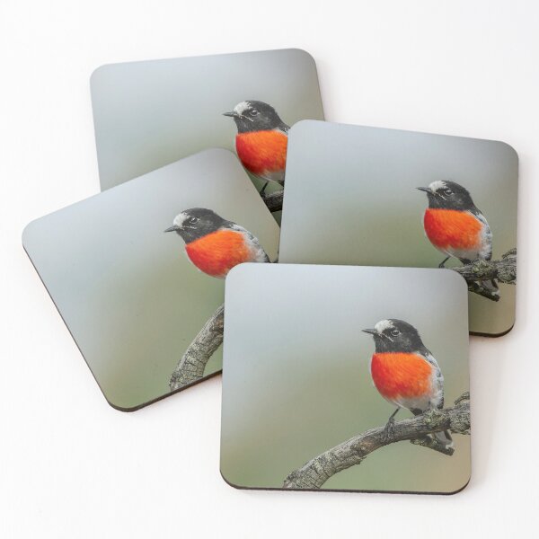 Item preview, Male Scarlet Robin designed and sold by Nick Vertsonis.