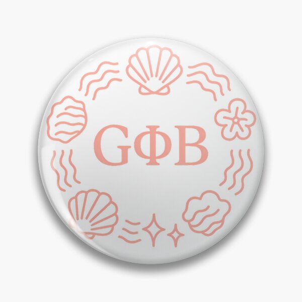 Item preview, Gamma Phi Beta Shell Wreath – Coastal Sorority Circle Design designed and sold by summer-loving.