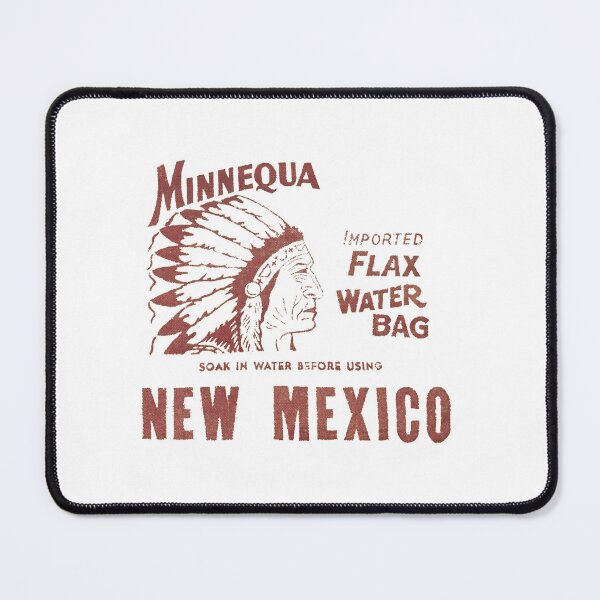 Item preview, Vintage Minnequa Imported Flax Radiator Water Bag - New Mexico designed and sold by QuayTradingCo.