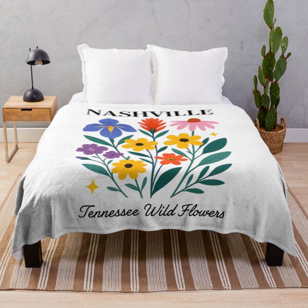 Item preview, Nashville Tennessee Wildflowers Botanical Art Print designed and sold by katiejallred.