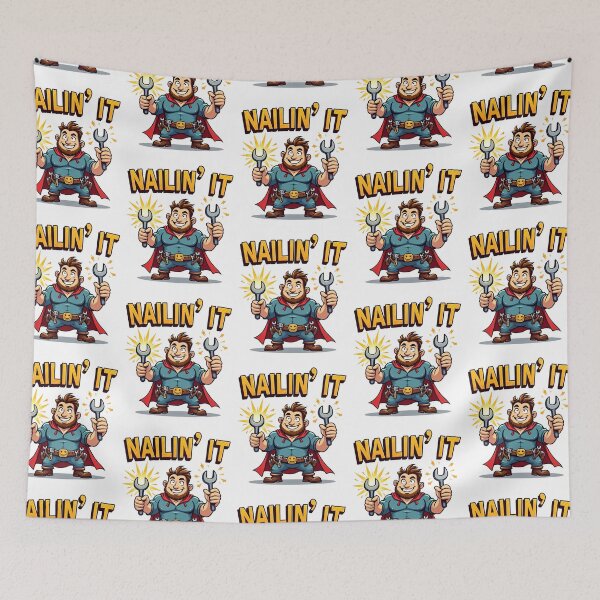 Item preview, Nailin’ It Handy Hero Superdad designed and sold by Taans-Creation.