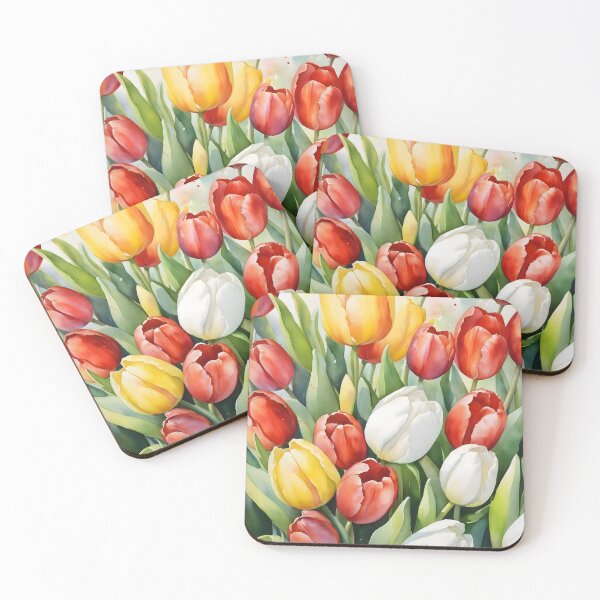Item preview, Title: Tulip Bold: Modern Floral Impact designed and sold by HeartfulBloom.