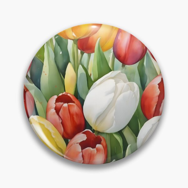 Item preview, Title: Tulip Bold: Modern Floral Impact designed and sold by HeartfulBloom.