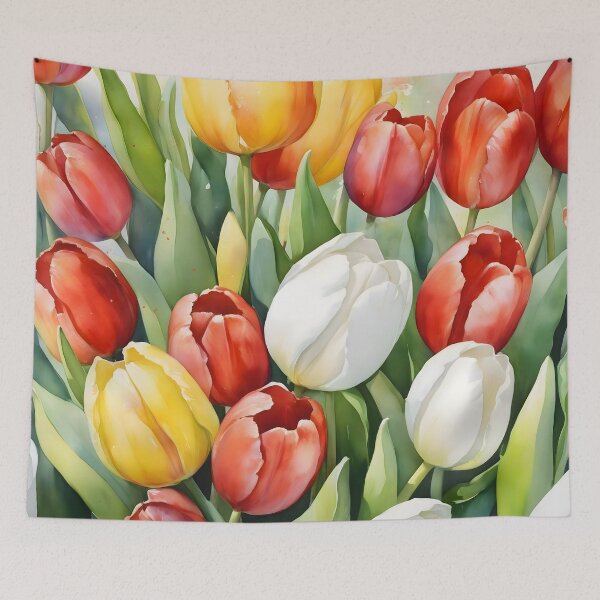Item preview, Title: Tulip Bold: Modern Floral Impact designed and sold by HeartfulBloom.