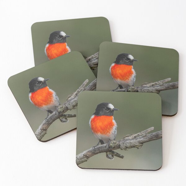 Item preview, Male Scarlet Robin designed and sold by Nick Vertsonis.