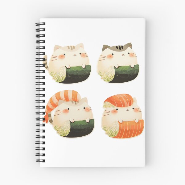 Item preview, Sushi Cats – Kawaii Nigiri & Maki Roll Set designed and sold by luminumance.