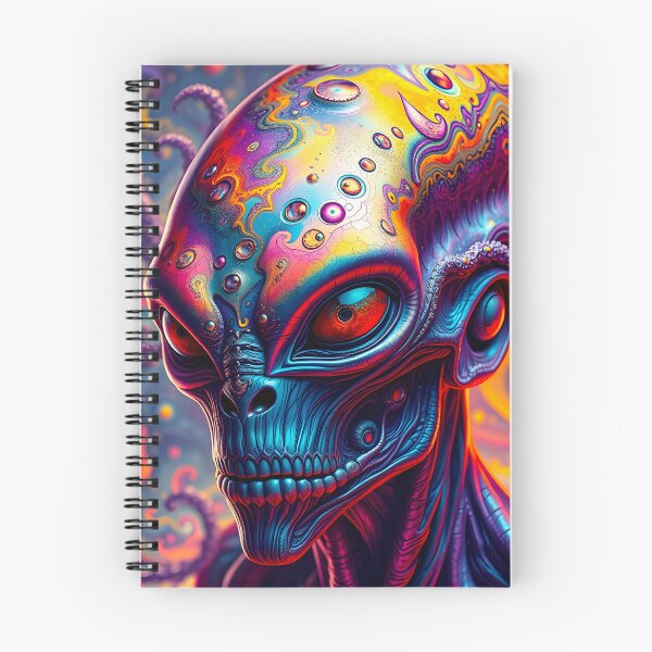 Item preview, Psychedelic Alien Face designed and sold by DMT-FM.