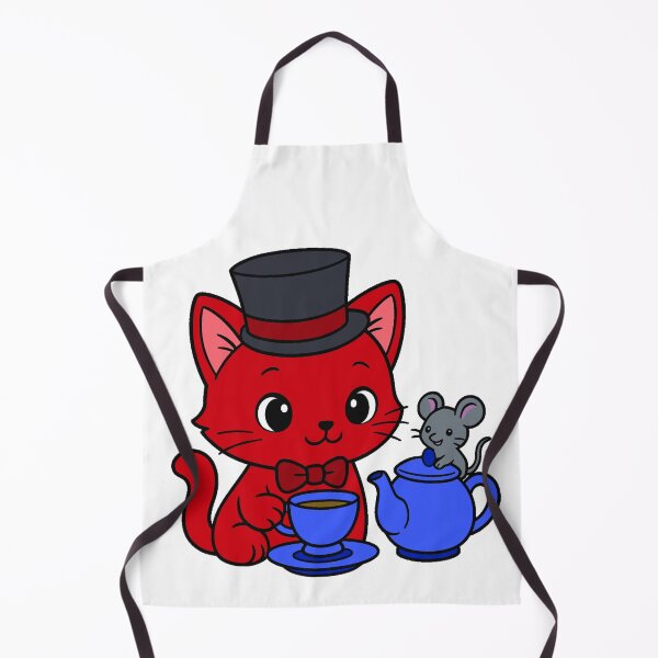 Item preview, Kitty Tea Party - Color - Red designed and sold by AngelMiette.