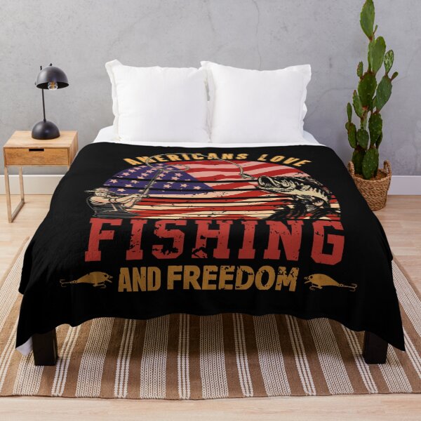 Item preview, Americans Love Fishing and Freedom designed and sold by KatelynMitalski.