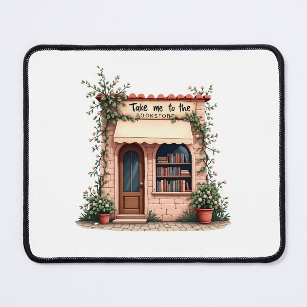 Item preview, Vintage Cottagecore Bookstore Illustration with Flowers and Ivy designed and sold by haitrieuic96.