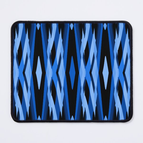 Item preview, Black and Blue Abstract Geometric Seamless Repeat designed and sold by Sharon Schwalbe.
