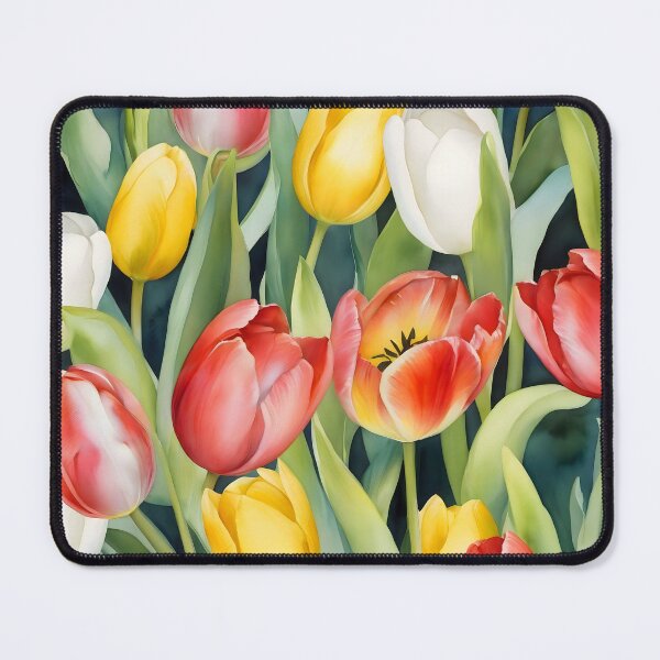 Item preview, Graceful Tulip Silhouette: A Timeless Bloom designed and sold by HeartfulBloom.